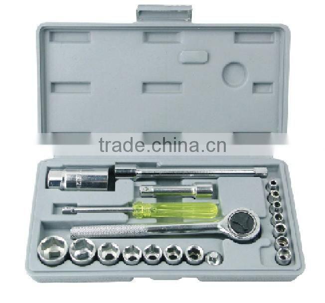 21 pcs Socket Set 1/4"&3/8" / Hand Tools Set