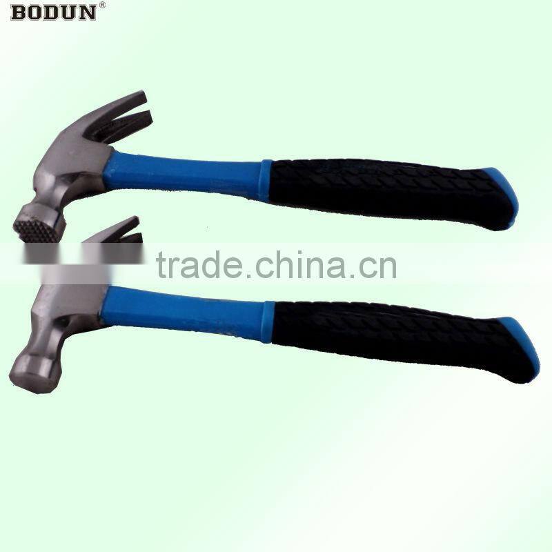 H1029 Polished all steel handle claw hammer