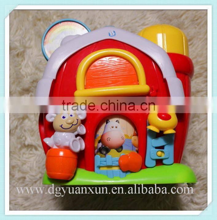 baby kids activity farm house from dongguan icti factory high quality roler plasy farm house toy for kids
