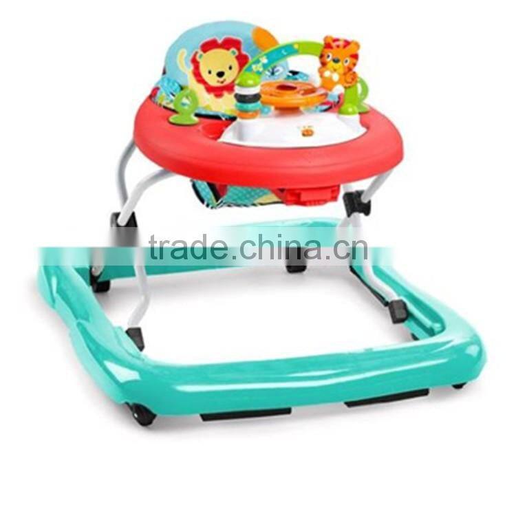 China Factory Customized Baby Vehicle Set Toy Plastic Baby Walker with Music Play