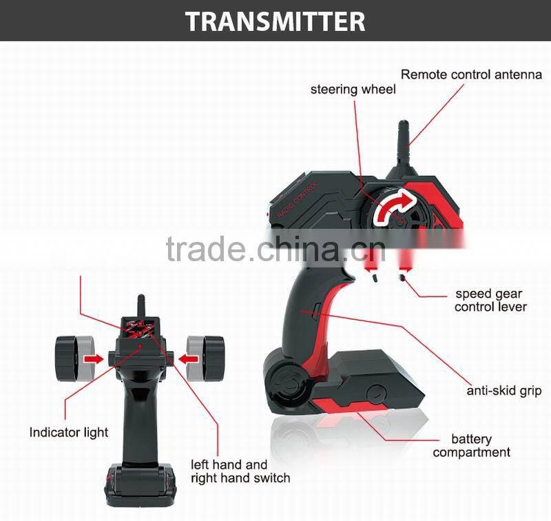 2017 1:16 Alloy Remote Control Monster Off-road Car High Speed