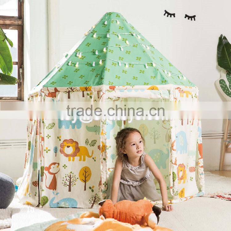 Indoor large playhouse toddler play tent most popular Indian toy teepee toddler play tent W08L011
