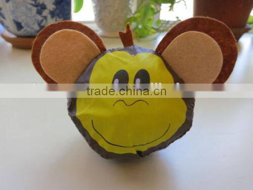 Hippo Animal Folded Shopping Bag