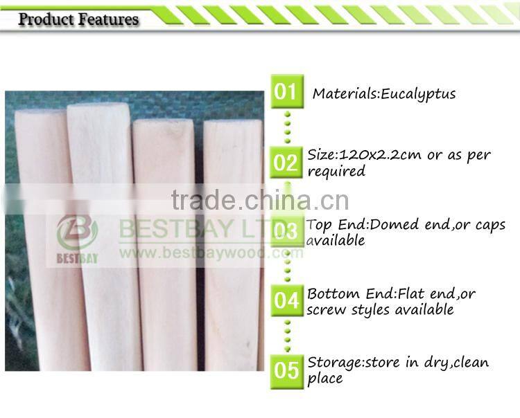 Natural wooden mop stick,mop handle,broom handle