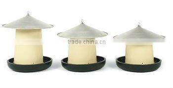 Poultry With Cover Aluminum Plastic Gear Box Feeder with cover