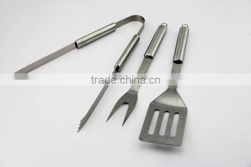 Stianless steel 3 piece electric grill accessory Barbeque Accessory Tool Set