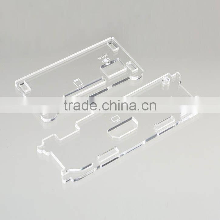 Raspberry PI Transparent Acrylic Custom Computer Case Fabricatio Enclosure Computer Box + Heat Sink Kit