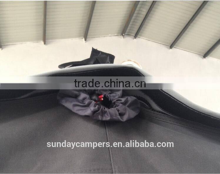 4WD Chinese off road military shovel hard floor camper trailer tent