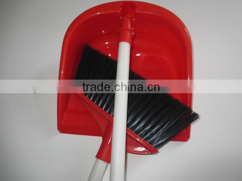 plastic broom and dustpan set