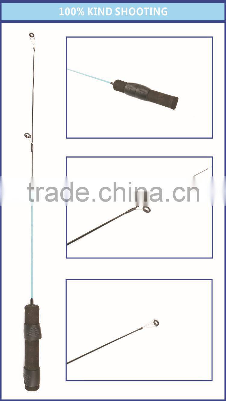 56cm Fiberglass Solid Ice Fishing Rod