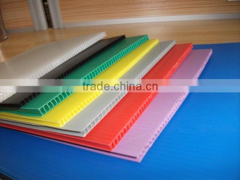 Plastic Corrugated Sheet Polypropylene Hollow Board