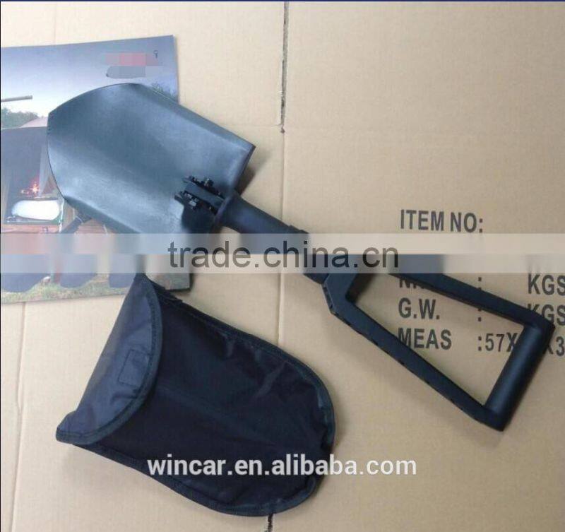 50# Steel Material Survival Shovel With Reinforced Nylon