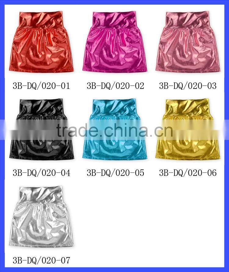 Hot Cheap Beautiful Kids Short Skirts,Gold Dots Children Coffee Color Skirts,Baby Girls Mini Skirt For Party