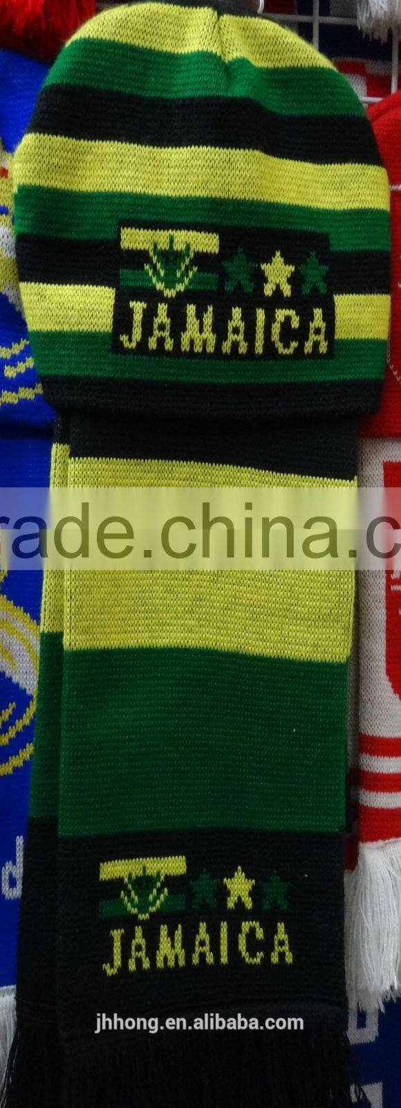 football fan scarf, knitted scarf, men scarf