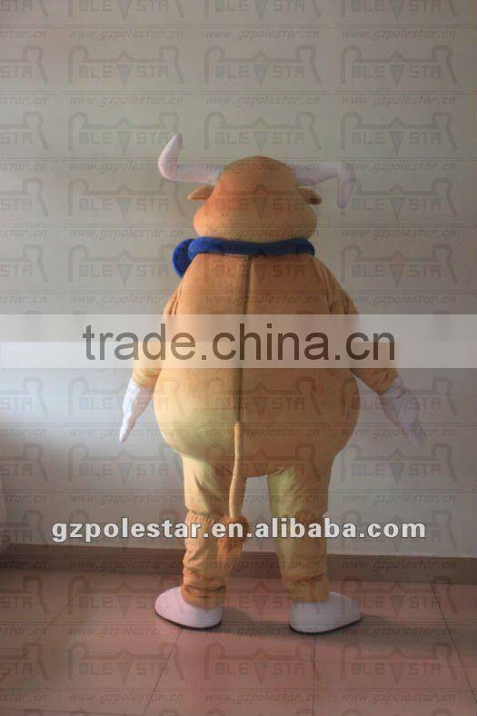 NO.2444 top quality jump cattle mascot costumes