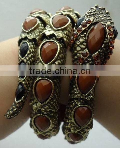 Gypsy gem snake armband belly dancing jewelry