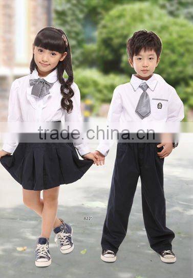 classic elegant black and white fishionable school uniforms to UK
