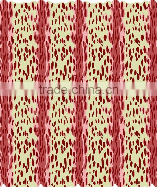 Argentina style mink blanket leopard design embossed plush raschel blanket