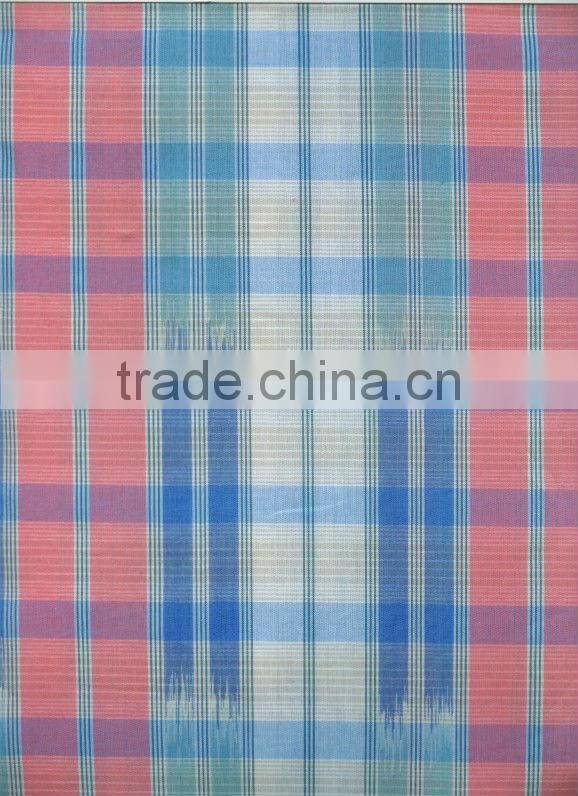 Space dyed fabric woven shirt fabric