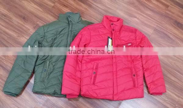 factory supply plus size padded china stock jackets
