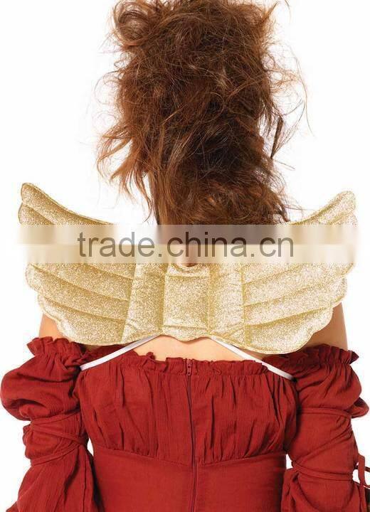 Mystical Golden Wings with Elastic Straps For Adult Halloween Party Costumes NEW
