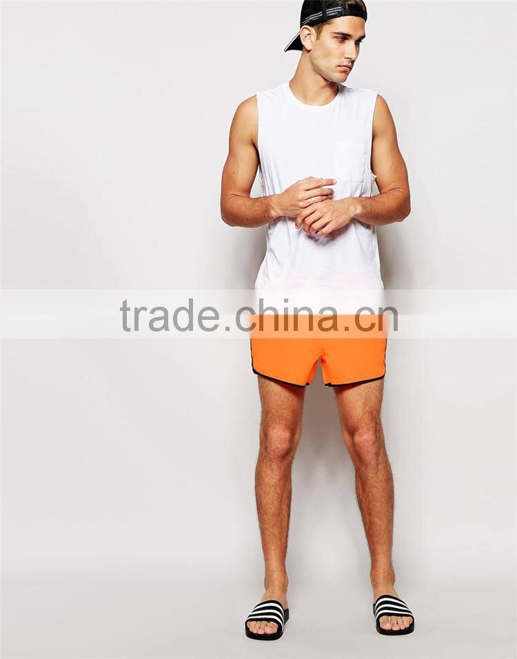 Mens runner swim shorts in short length swimwear shorts men