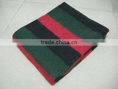 striped colorful blanket