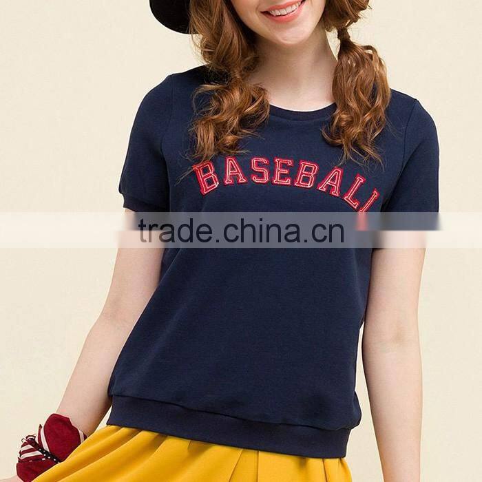 Cheap wholesale high quality stylish sweatshirt woman fashion