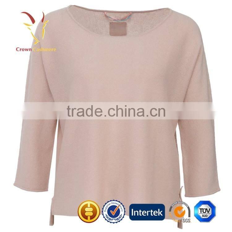 New Design Knitted Women Pullover Sweater Pattern