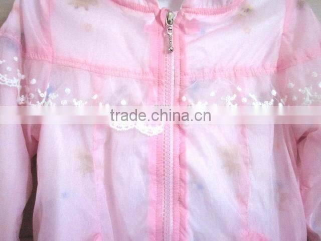 hot sale cute children pink hoodies cardigan coat