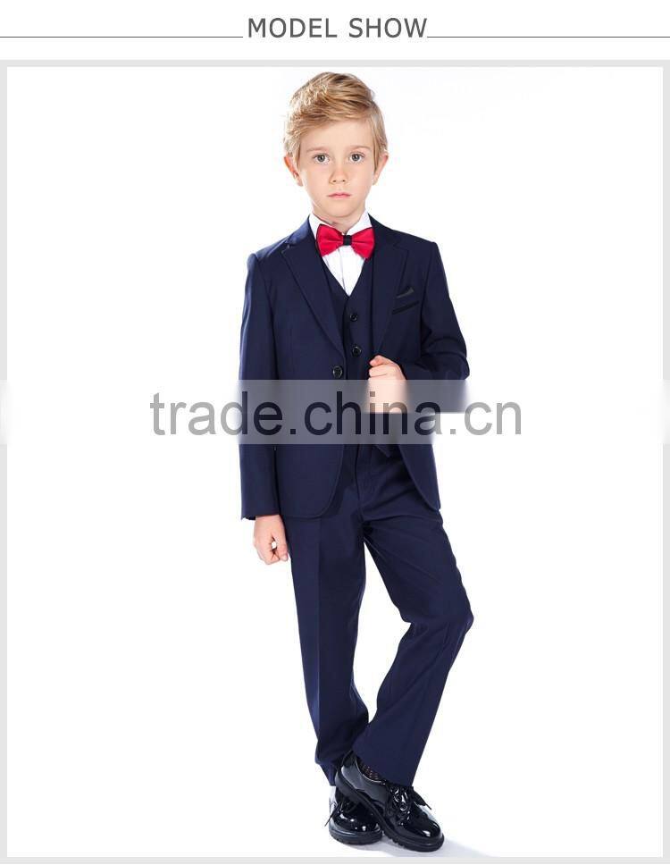 ELPA 2016 fashion NXB0040 Notch Lapel black boys formal suits kids school suits