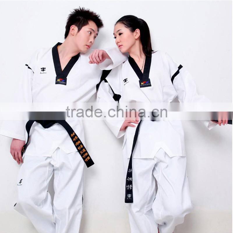 White Retail Hot-sales Easy-clean Sportwear Cloth Taekwondo Uniform
