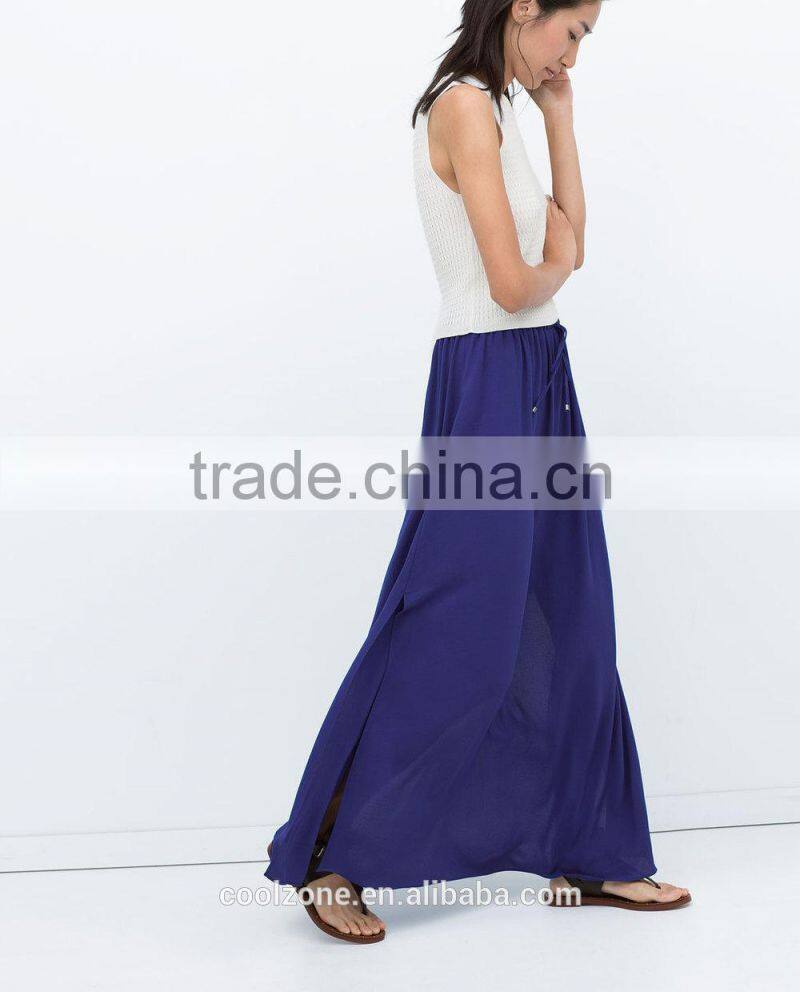 2016 Latest long skirt design long skirt wholesale fashionimaxi skirt women