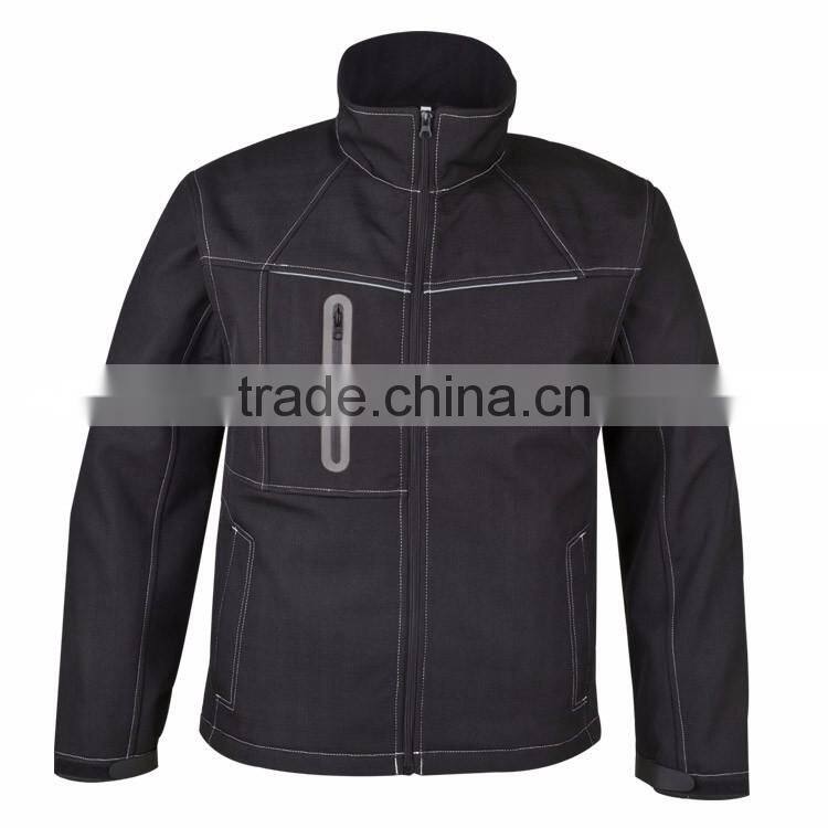 Wholesale new design men ripstop softshell jacket waterproof breathable