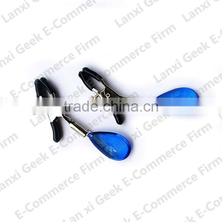 GEEK sexy 1 Pair Nipple Clamps Clips Jewellery Bust Massager Stimulate Sex Toy Flirt Adult china sex toys supplier