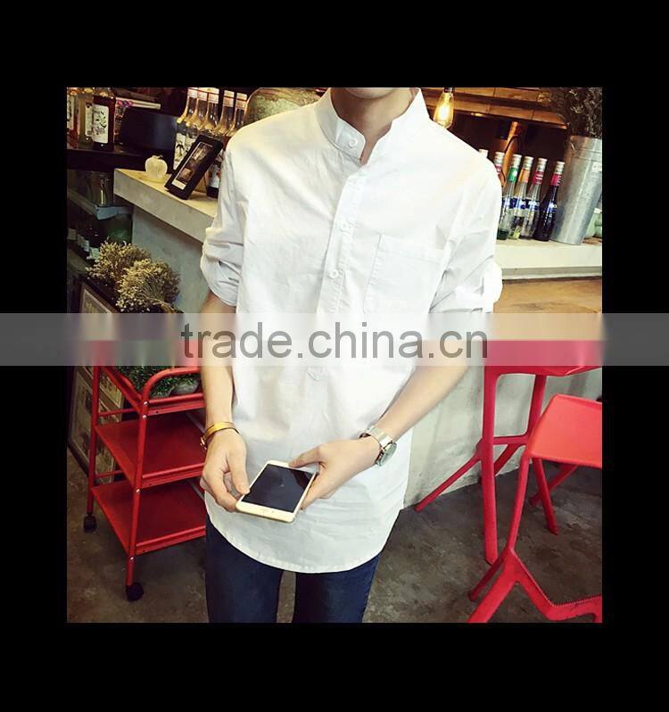 Cultivate one's morality sleeve shirt in thin section is prevented bask in clothes