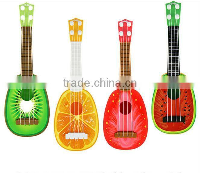 children early educational musical toys plastic fruit guitar ukulele playing music toy gifts for kids