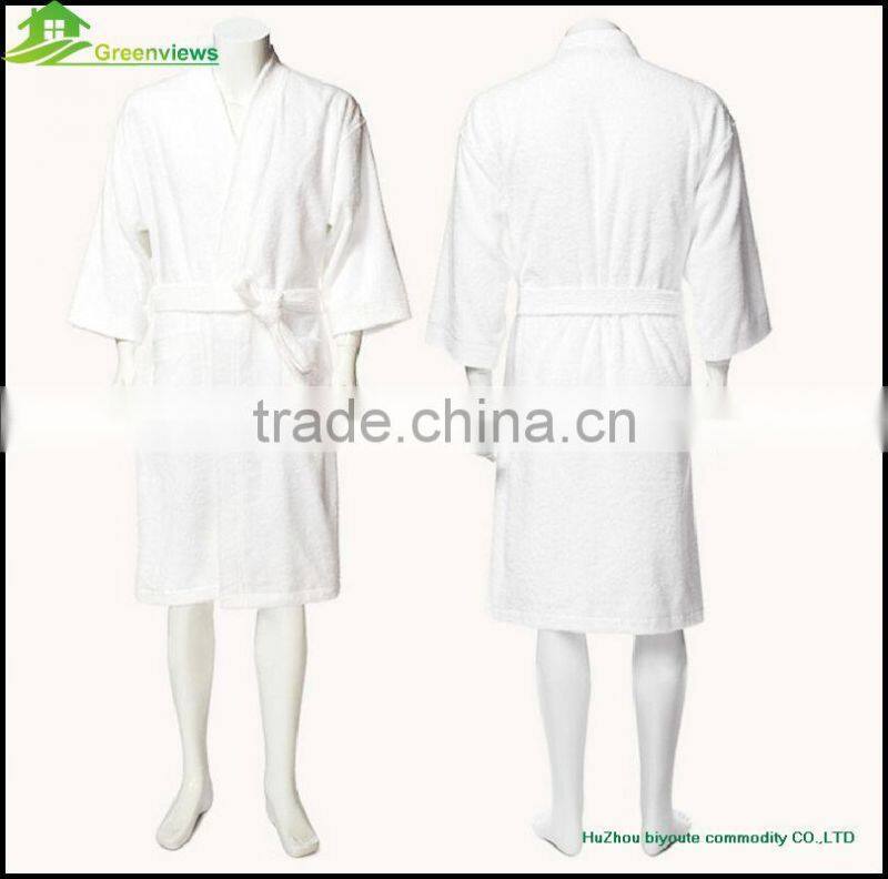 Shawl/Kimono Robes velvet cotton bathrobe cotton terry bath gown egyptian cotton bathrobe manufacture of bathrobe