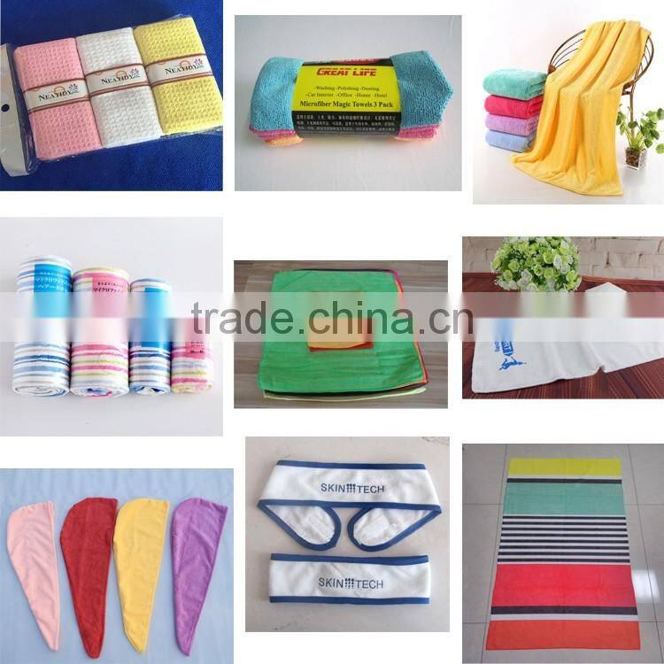 Custom super soft Micro fiber velour towel