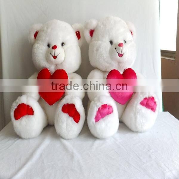 best selling valentines gifts wholesale 30cm plush teddy bears holding heart
