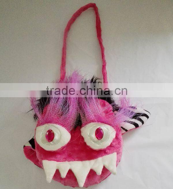 New design fancy animal shaped plush coin purse frame for kids