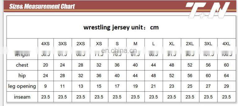Oem sublimated Cool dry wrestling singlets