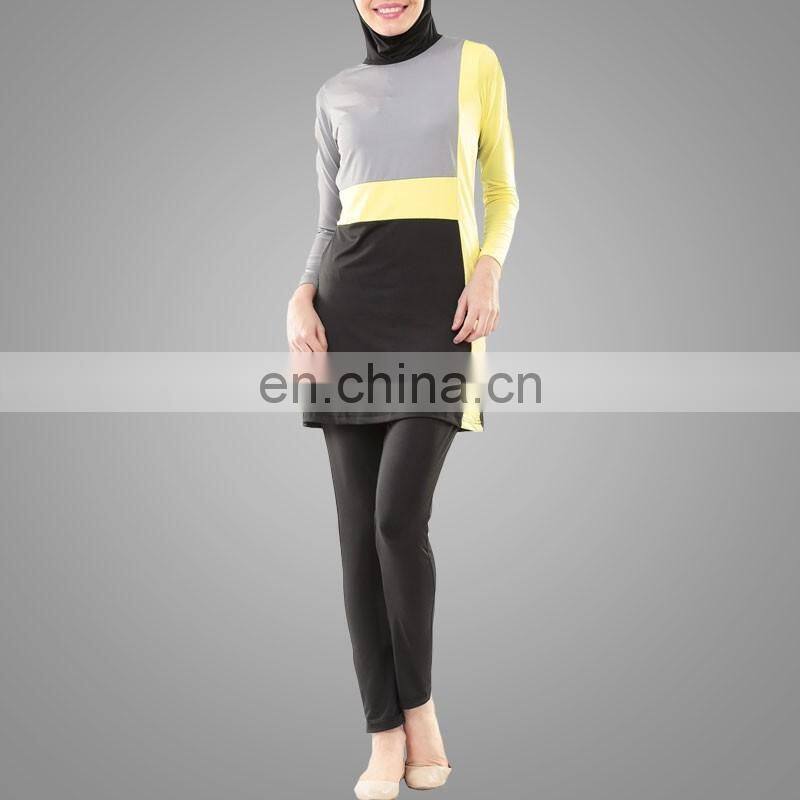 Fully closed muslimah swimsuit oem women ladies muslim swimwear full cover muslim swimwear