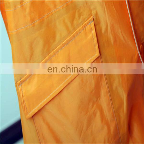 Waterproof plastic rainwear for adult