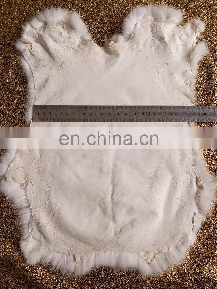 China Factory Price Real Rabbit Fur Skin Rabbit Fur Pelt for clothing