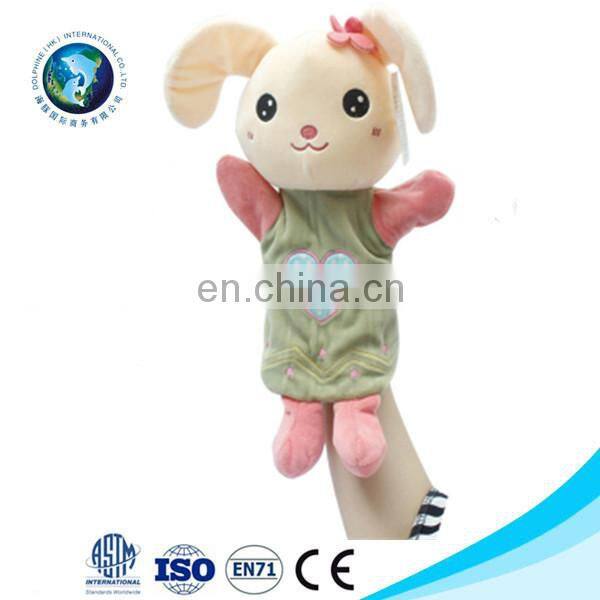 Custom plush animal heard glove puppet popular soft stuffed funny hand puppet plush dolls animal