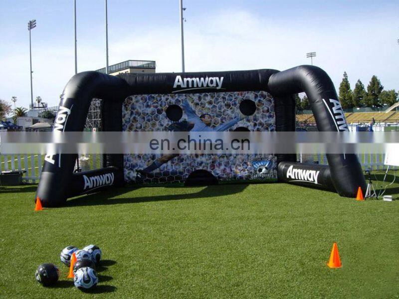 Custom inflatable football goal free kick