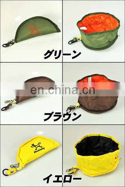 waterproof foldable protable pet bowl