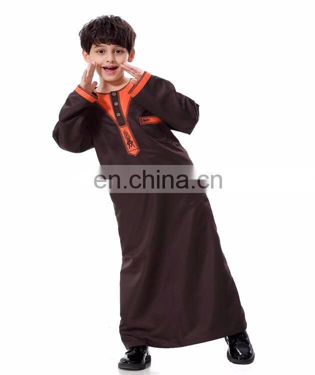 Wholesale New Arrival Design Muslim Thobe for kids islamic abaya jilbab
