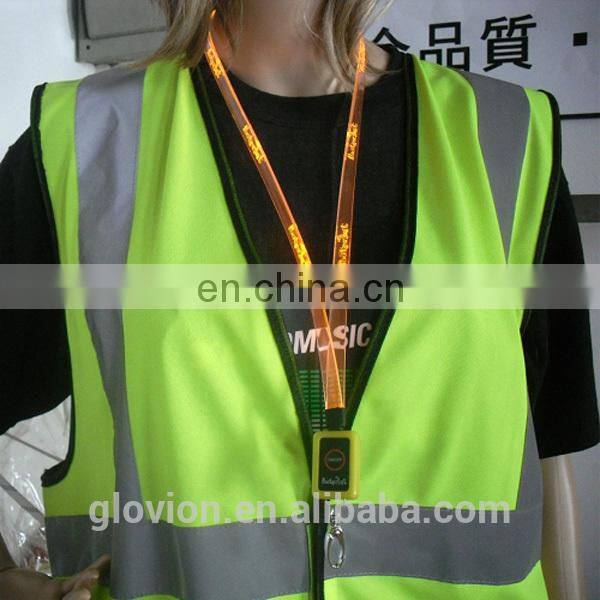 New Design TPU LED lanyards TPU LED lanyards for party single flashing lanyard